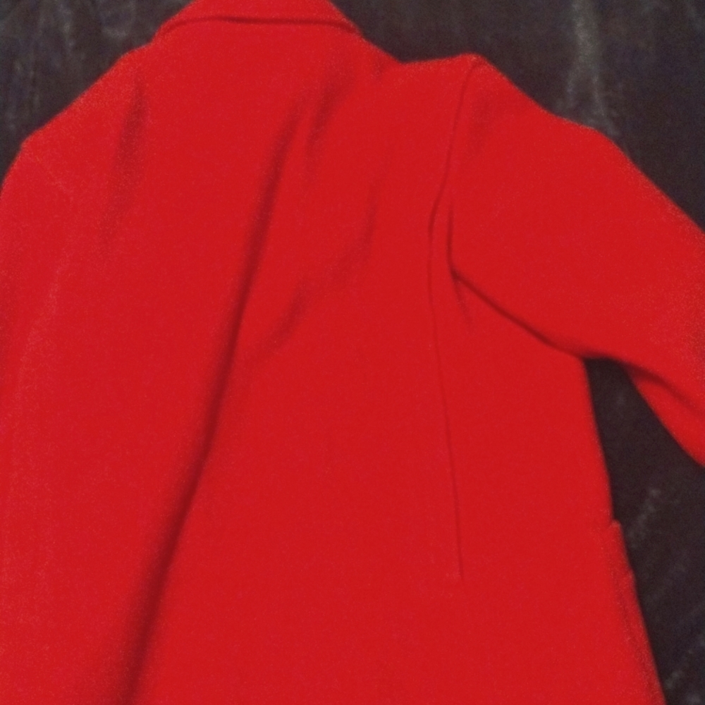Kristen blake dinner coat satin inner lining wool outer.